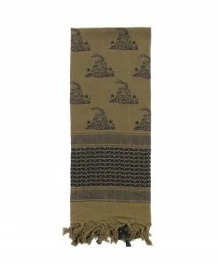 Rothco Gadsden Snake Shemagh Tactical Desert Scarf - One Size 12 Rothco Gadsden Snake Shemagh Tactical Desert Scarf - One Size