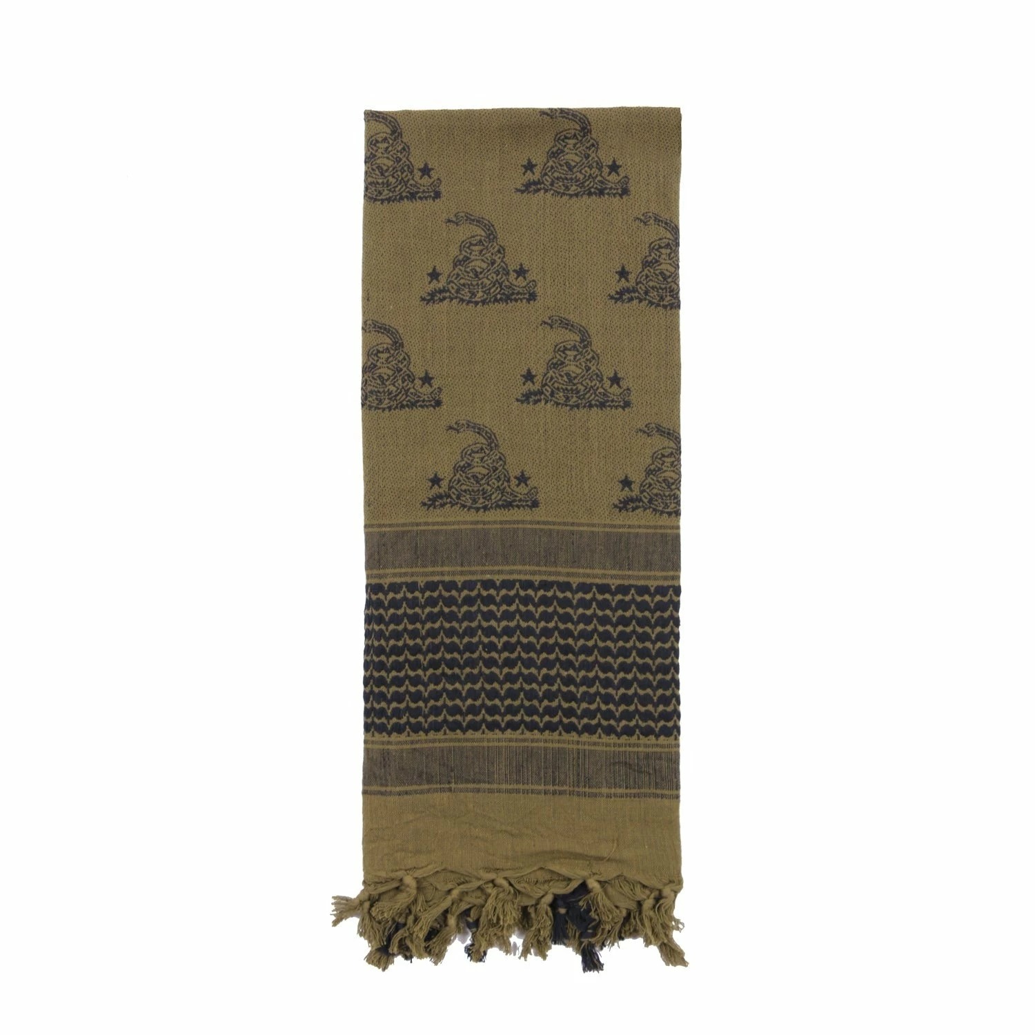Rothco Gadsden Snake Shemagh Tactical Desert Scarf - One Size 5 Rothco Gadsden Snake Shemagh Tactical Desert Scarf - One Size