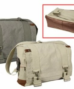 Rothco Vintage Canvas B-15 Pilot Messenger Bag