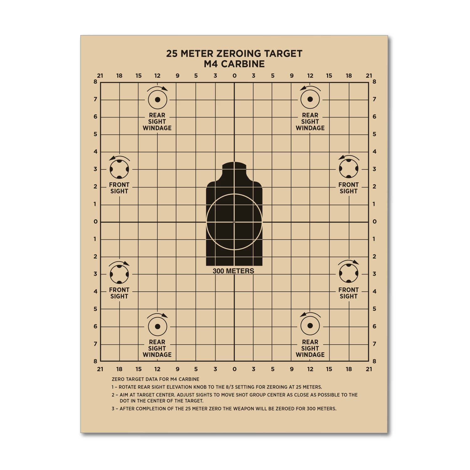 Rite In The Rain Weatherproof 25 Meter Target - 100 Pack 5 Rite In The Rain Weatherproof 25 Meter Target - 100 Pack