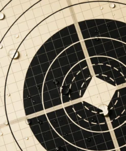 Camping & Hunting Rite In The Rain Weatherproof 25 Meter Target- 100 Pack