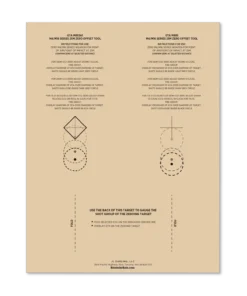 Camping & Hunting Rite In The Rain Weatherproof 25 Meter Target- 100 Pack