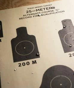 Camping & Hunting Rite In The Rain Weatherproof 25m Alt C Qualification Targets - 100 Pack