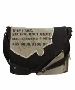 Rothco Vintage Canvas Two-Tone Imprinted Map Bag Bags