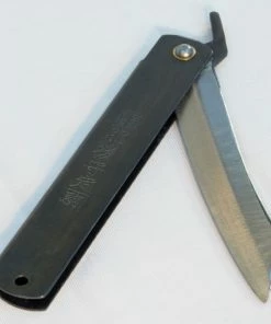 Gyokucho High Carbon Steel HIGO Knife (120mm) Black Handle