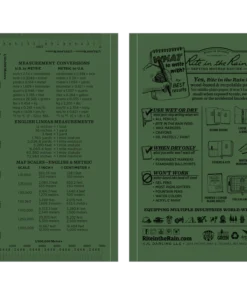 Rite In The Rain Weatherproof Soft Cover Pocket Notebook, 3.5 In. X 6 In. Waterproof Notebooks