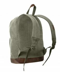 Rothco Vintage Canvas Teardrop Backpack With Leather Accents