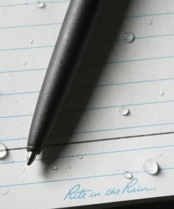 Rite In The Rain Weatherproof Metal Clicker Pen - Black Ink