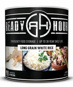 Entrees Ready Hour Long Grain White Rice #10 Can