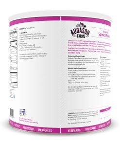 Augason Farms Dehydrated Spinach Flakes