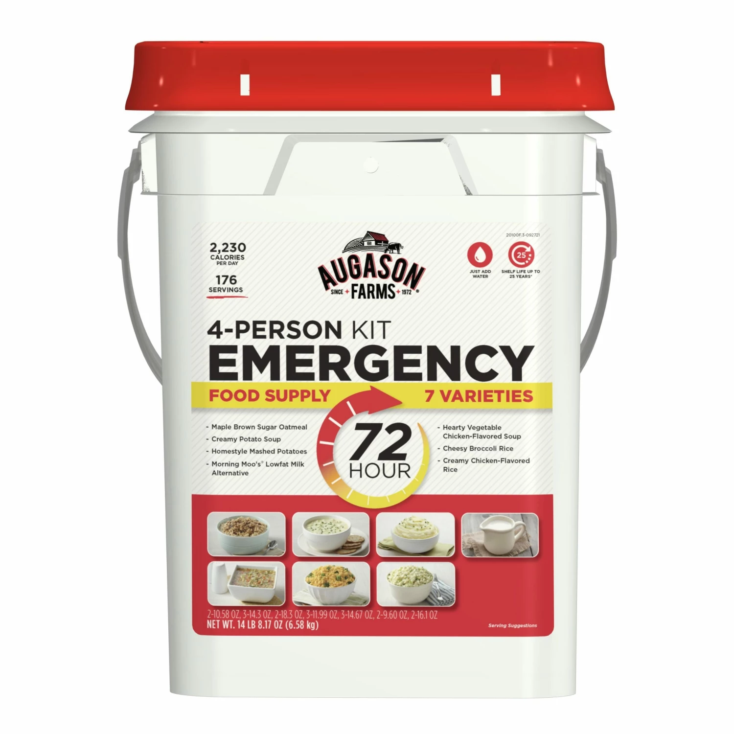 Augason Farms 72-Hour 4-Person Emergency Food Supply Kit