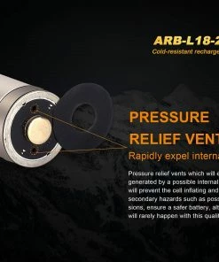 Fenix Lights FENIX ARB-L18 2900L COLD RESISTANT RECHARGEABLE 18650 BATTERY