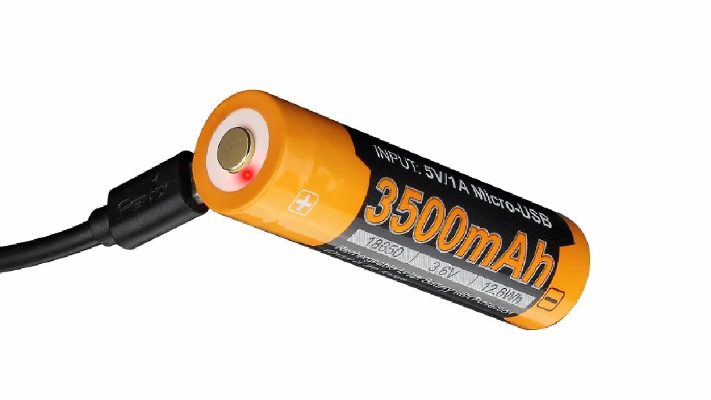 Fenix Lights Fenix ARB-L18 3500U 18650 Li-ion Build-In USB Charging Port Rechargeable Battery 1 Fenix Lights Fenix ARB-L18 3500U 18650 Li-ion Build-In USB Charging Port Rechargeable Battery