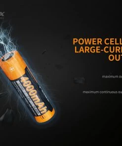 FENIX ARB-L21 4000P HIGH DRAW 21700 LI-ION RECHARGEABLE BATTERY Fenix Lights