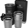 STANLEY ADVENTURE PRE-PARTY SHOT GLASS + FLASK SET Insulated Bottles & Tumblers