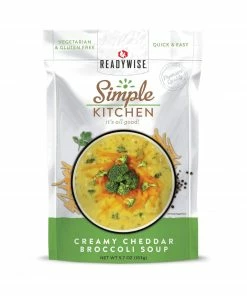 ReadyWise Simple Kitchen Creamy Cheddar Broccoli Soup - 6 Pack