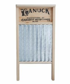 Canadian Woodenware Canuck Metal Washboard Home, Farm & Garden
