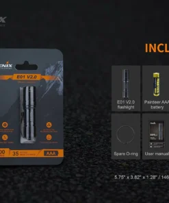 Fenix E01 V2.0 100 Lumens AAA Flashlight Flashlights