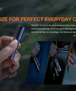 Fenix E01 V2.0 100 Lumens AAA Flashlight Flashlights