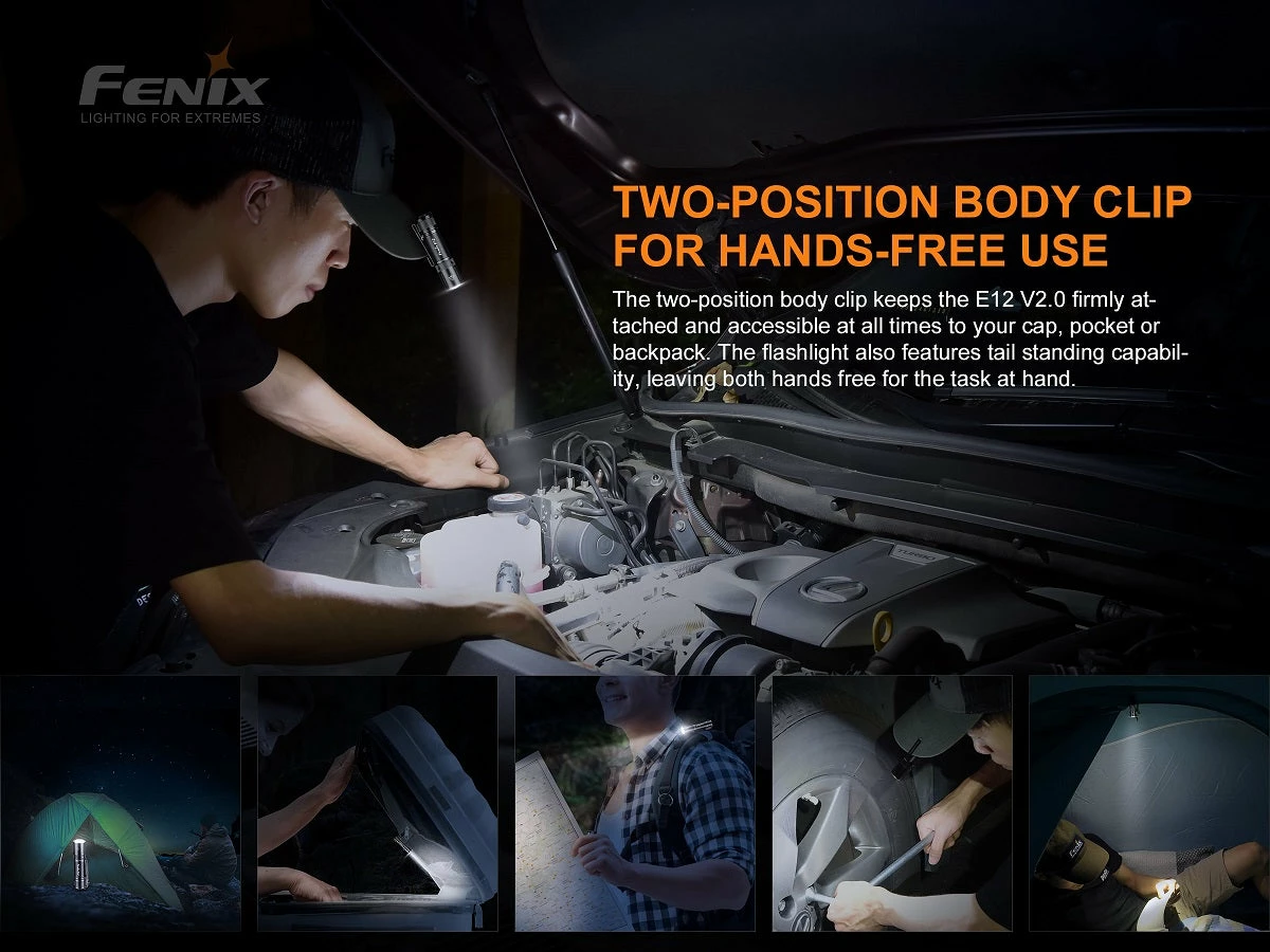 FENIX E12 V2.0 160 LUMENS AA EDC FLASHLIGHT 10 FENIX E12 V2.0 160 LUMENS AA EDC FLASHLIGHT