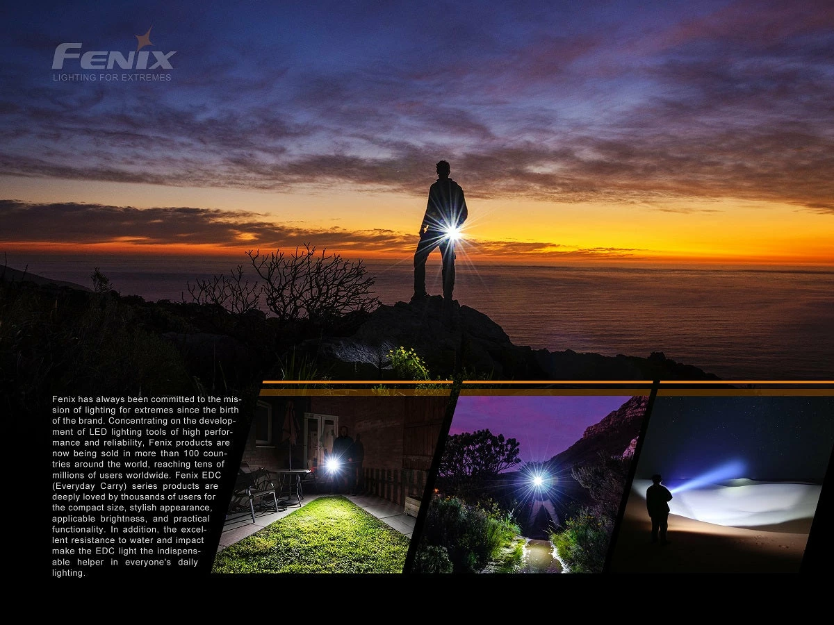 FENIX E12 V2.0 160 LUMENS AA EDC FLASHLIGHT 16 FENIX E12 V2.0 160 LUMENS AA EDC FLASHLIGHT