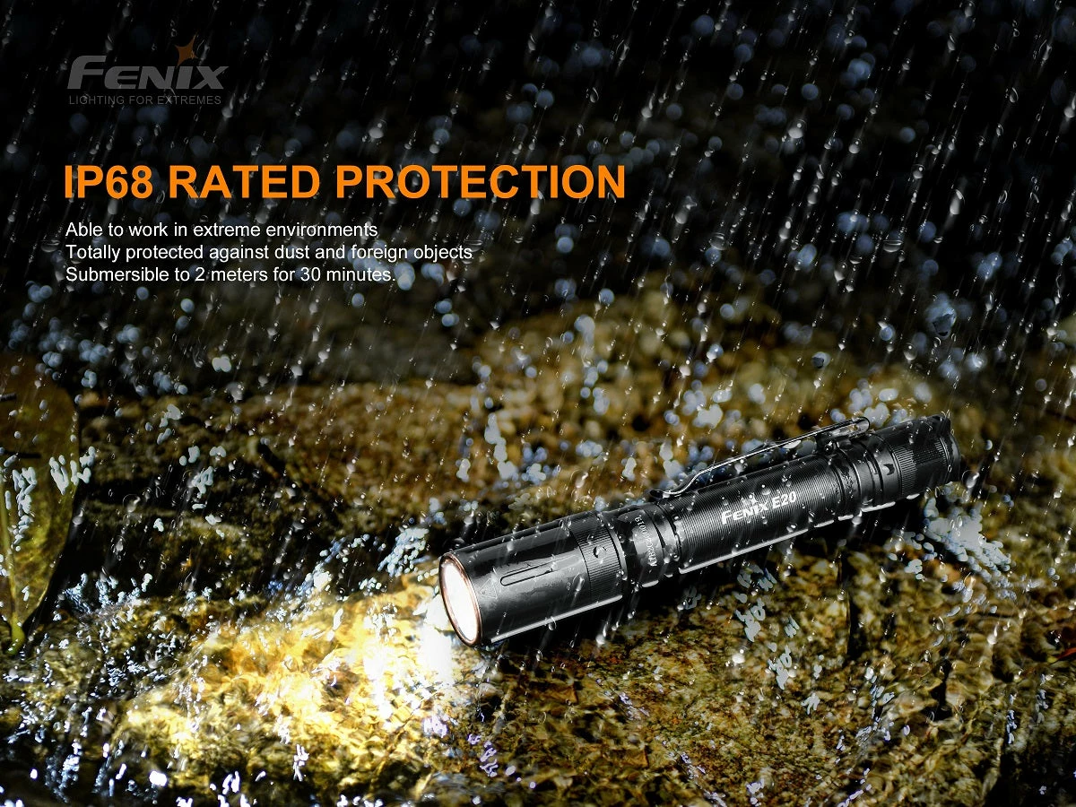 Flashlights FENIX E20 V2.0 350 LUMENS EDC FLASHLIGHT 6 Flashlights FENIX E20 V2.0 350 LUMENS EDC FLASHLIGHT