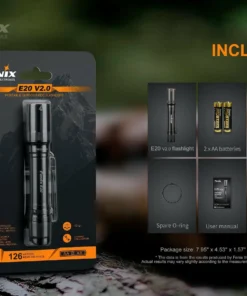 Flashlights FENIX E20 V2.0 350 LUMENS EDC FLASHLIGHT 17 Flashlights FENIX E20 V2.0 350 LUMENS EDC FLASHLIGHT