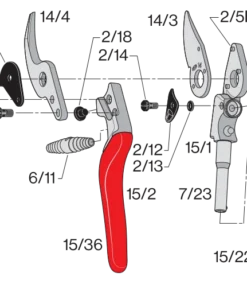 FELCO 15 Compact Pruning Shear Home, Farm & Garden