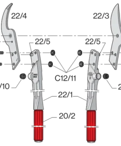 FELCO 22 Classic Loppers 84 Cm / 33.1 Inch