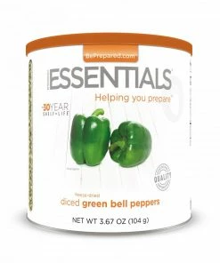 Emergency Essentials Freeze Dried Green Bell Pepper Dices - Large Can