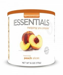 Food & Food Storage Emergency Essentials Freeze Dried Peach Slices - Large Can