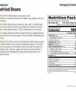 Emergency Essentials Refried Beans 8 Emergency Essentials Refried Beans