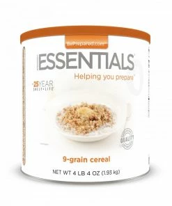 Food & Food Storage Emergency Essentials 9-Grain Cereal - Large Can