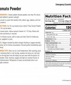 Emergency Essentials Tomato Powder Large Can Food & Food Storage