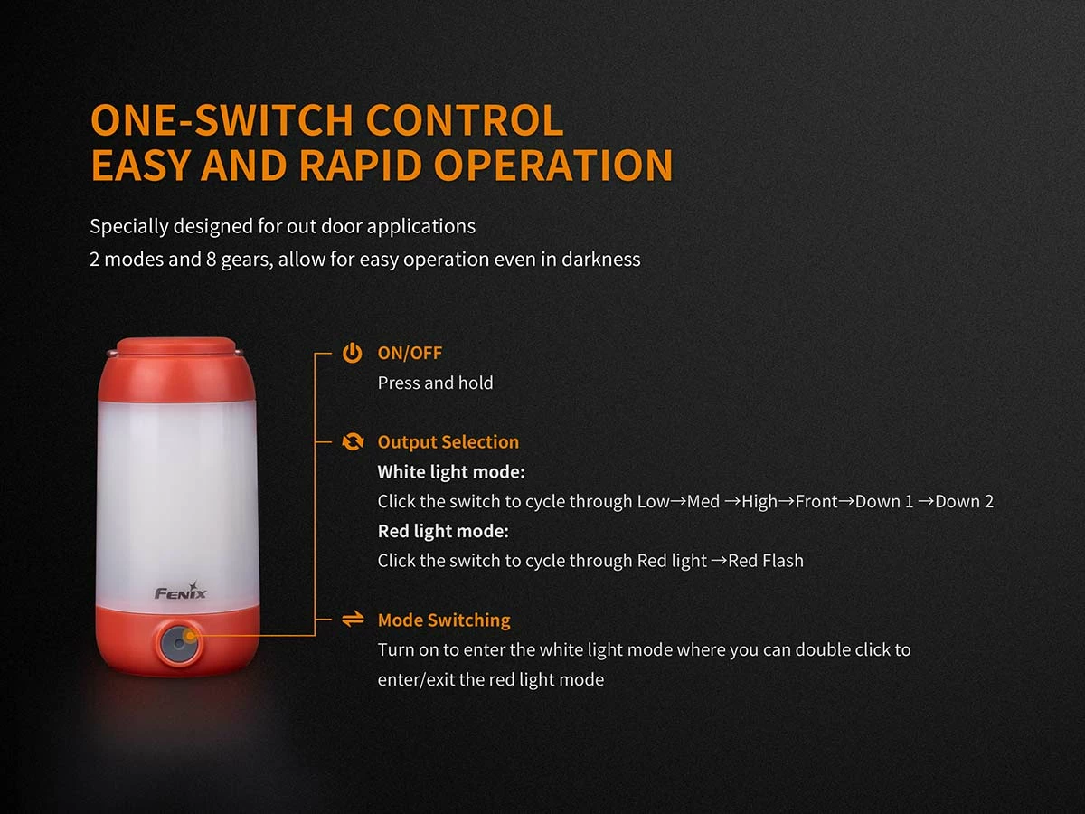 Fenix CL26R Rechargeable Lantern 11 Fenix CL26R Rechargeable Lantern