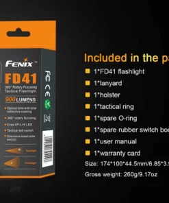 Flashlights Fenix FD41 900 Lumens Focus Flashlight 14 Flashlights Fenix FD41 900 Lumens Focus Flashlight