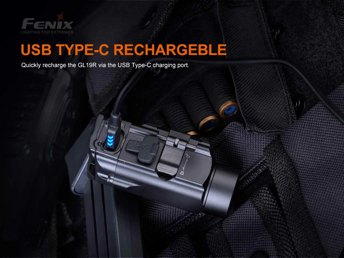 Fenix GL19R Rechargeable Tac Light - 1200 Lumens 12 Fenix GL19R Rechargeable Tac Light - 1200 Lumens