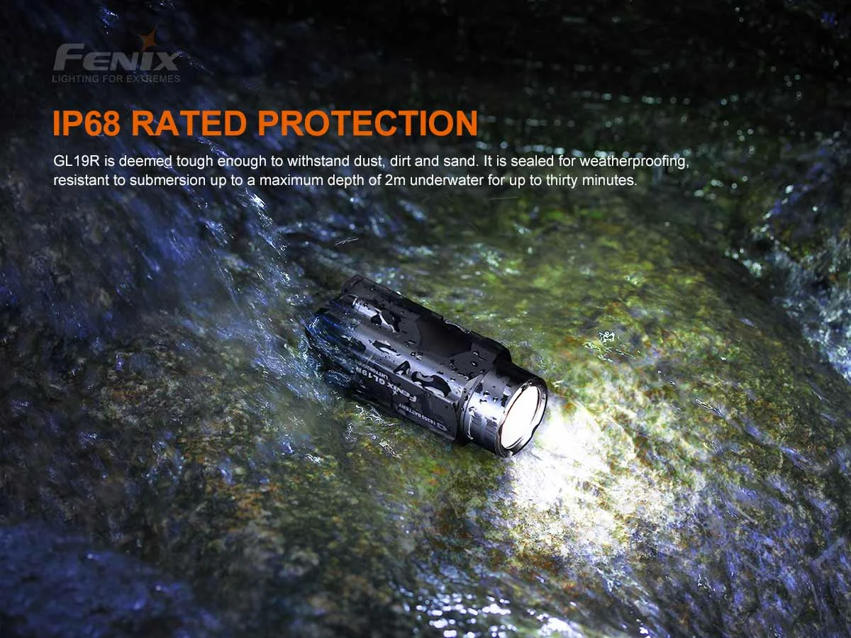 Fenix GL19R Rechargeable Tac Light - 1200 Lumens 14 Fenix GL19R Rechargeable Tac Light - 1200 Lumens