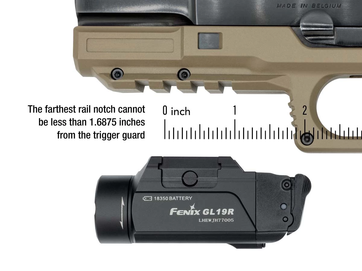 Fenix GL19R Rechargeable Tac Light - 1200 Lumens 4 Fenix GL19R Rechargeable Tac Light - 1200 Lumens