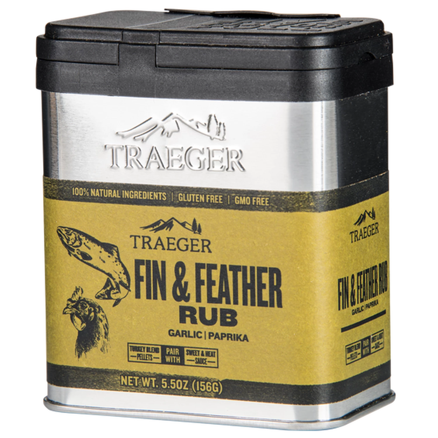 TRAEGER FIN & FEATHER RUB 1 TRAEGER FIN & FEATHER RUB