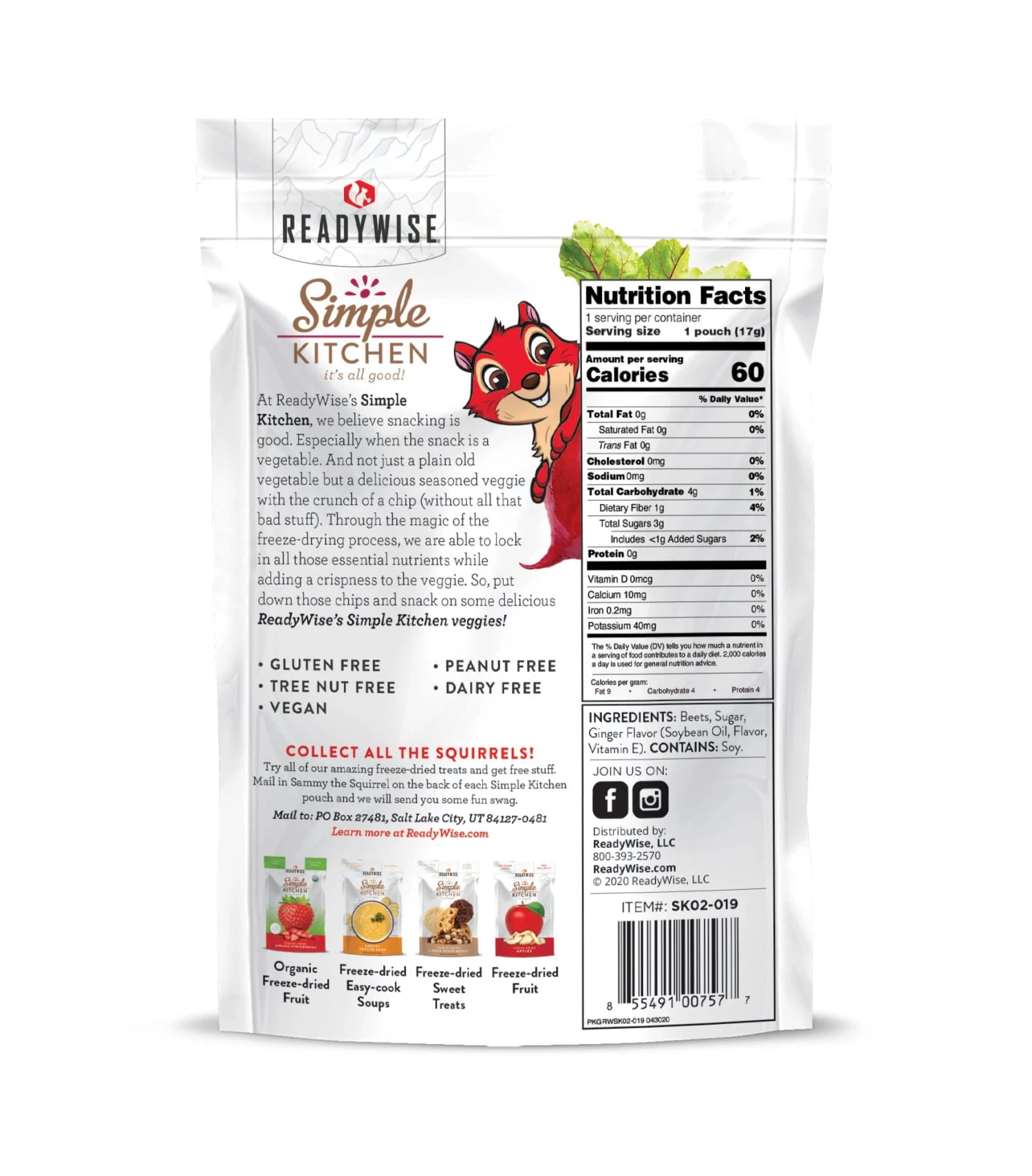 ReadyWise Food & Food Storage Simple Kitchen Seasoned Veggies Variety Pack 5 ReadyWise Food & Food Storage Simple Kitchen Seasoned Veggies Variety Pack