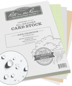Rite In The Rain Weatherproof Card Stock, 8.5 In. X 11 In. Multicolour Waterproof Notebooks