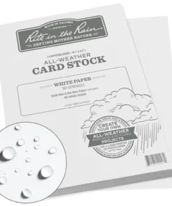 Rite In The Rain Weatherproof Card Stock, 8.5 In. X 11 In. Waterproof Notebooks