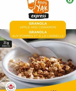 Food & Food Storage HAPPY YAK GRANOLA APPLE AND CINNAMON
