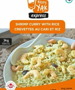 HAPPY YAK SHRIMP CURRY WITH RICE