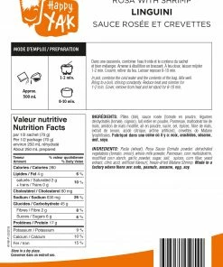 Food & Food Storage HAPPY YAK LINGUINI ROSA WITH SHRIMP