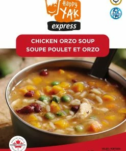 Food & Food Storage HAPPY YAK CHICKEN ORZO SOUP