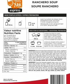Food & Food Storage HAPPY YAK RANCHERO SOUP
