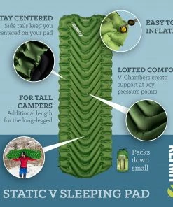 Klymit Static V Sleeping Pad - Long Camping & Hunting 14 Klymit Static V Sleeping Pad - Long Camping & Hunting