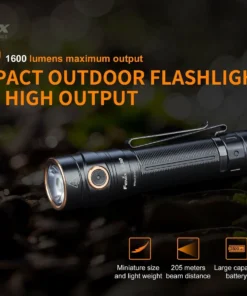 Flashlights Fenix LD30 1600 Lumens Ultra-Compact Flashlight With Tail Switch